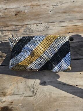 Vintage Chain Mail Clutch Evening Bag